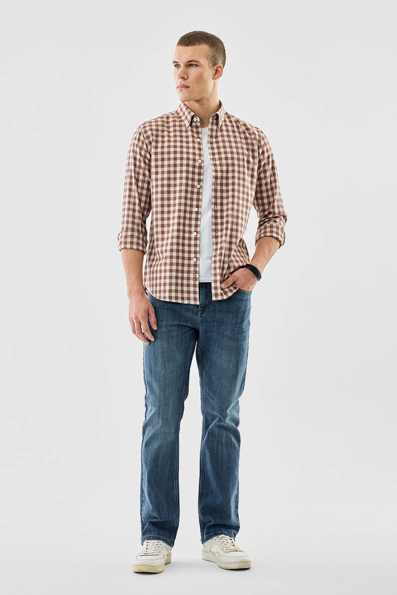 سنيتش Straight Fit Stretch Jeans